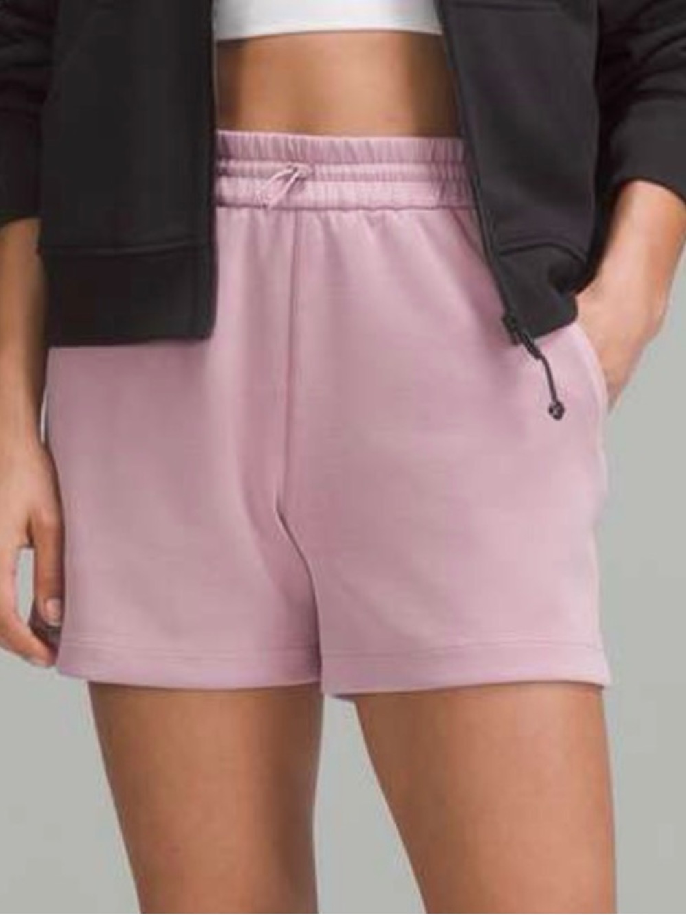 Lululemon Softstreme High Rise Size 0 Pink Rose Blush Lounge Athletic 4” Short